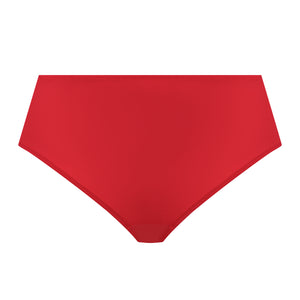 Smooth Full Brief in Haute Red