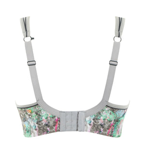 Panache Underwire Sports Bra In Abstract Reptile